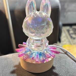 La Boo-Boo Light Iridescent Aura Quartz with Aura Pink & Blue Quartz Points